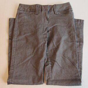 Juniors Tracy Evans Limited Gray Low Rise Stretch Herringbone Dress Pants Size 5